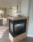 Custom Fireplace Countertop for Pressley