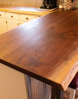 Live-Edge Walnut Countertops