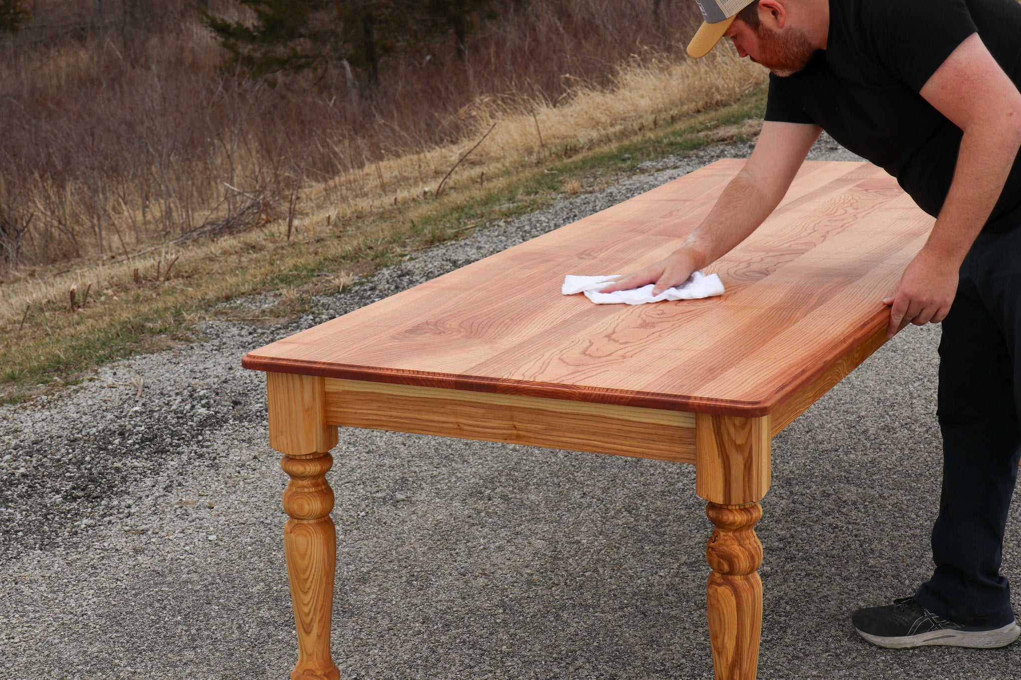 Ash Farmhouse Dining Table