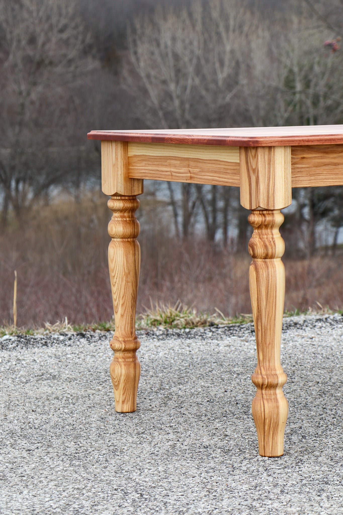 Ash Farmhouse Dining Table