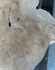 Elm cookie live-edge slab