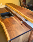 Live-Edge Walnut Countertops