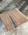 Black Walnut slab with Epoxy