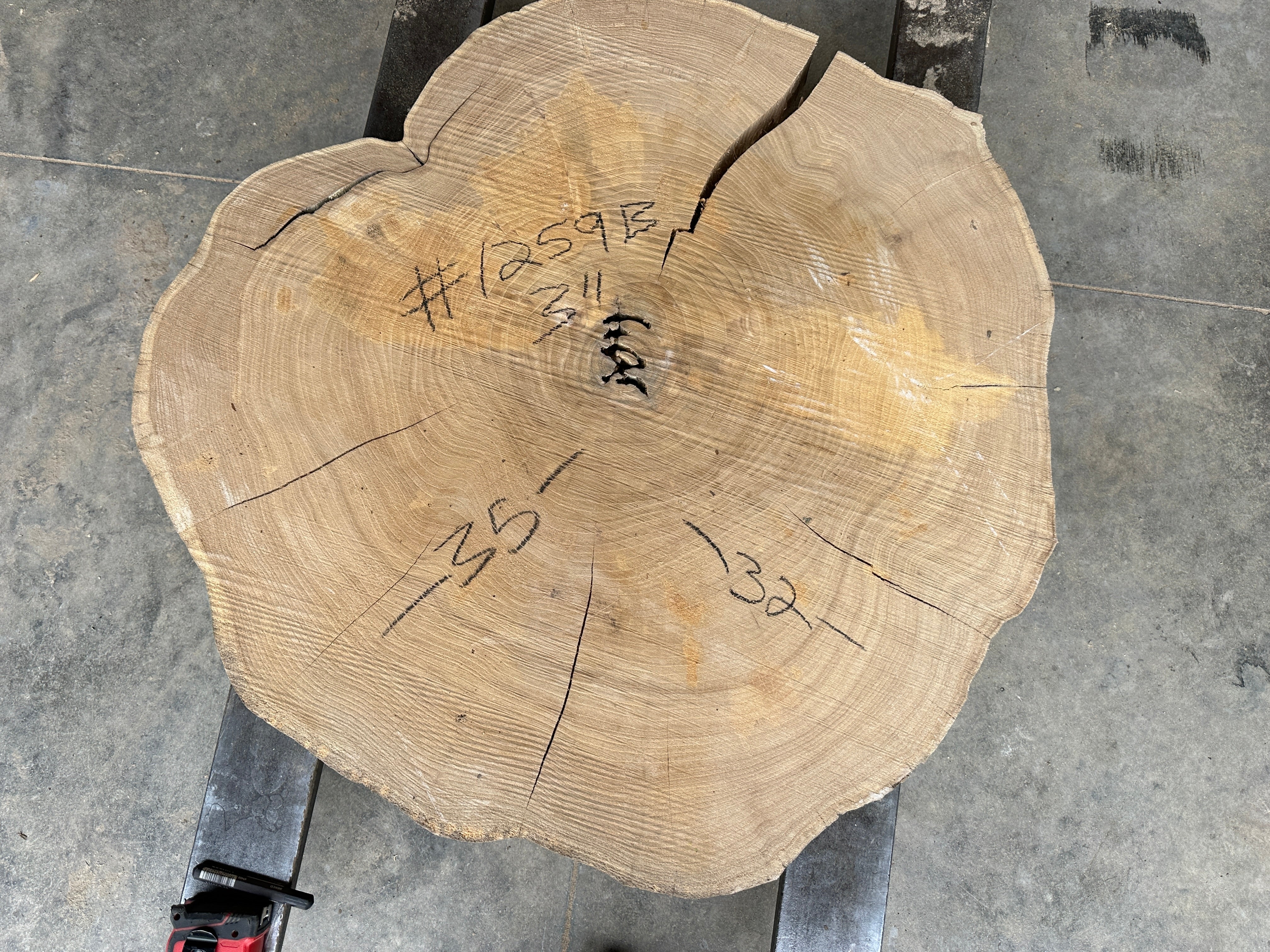 Elm Live-edge slab