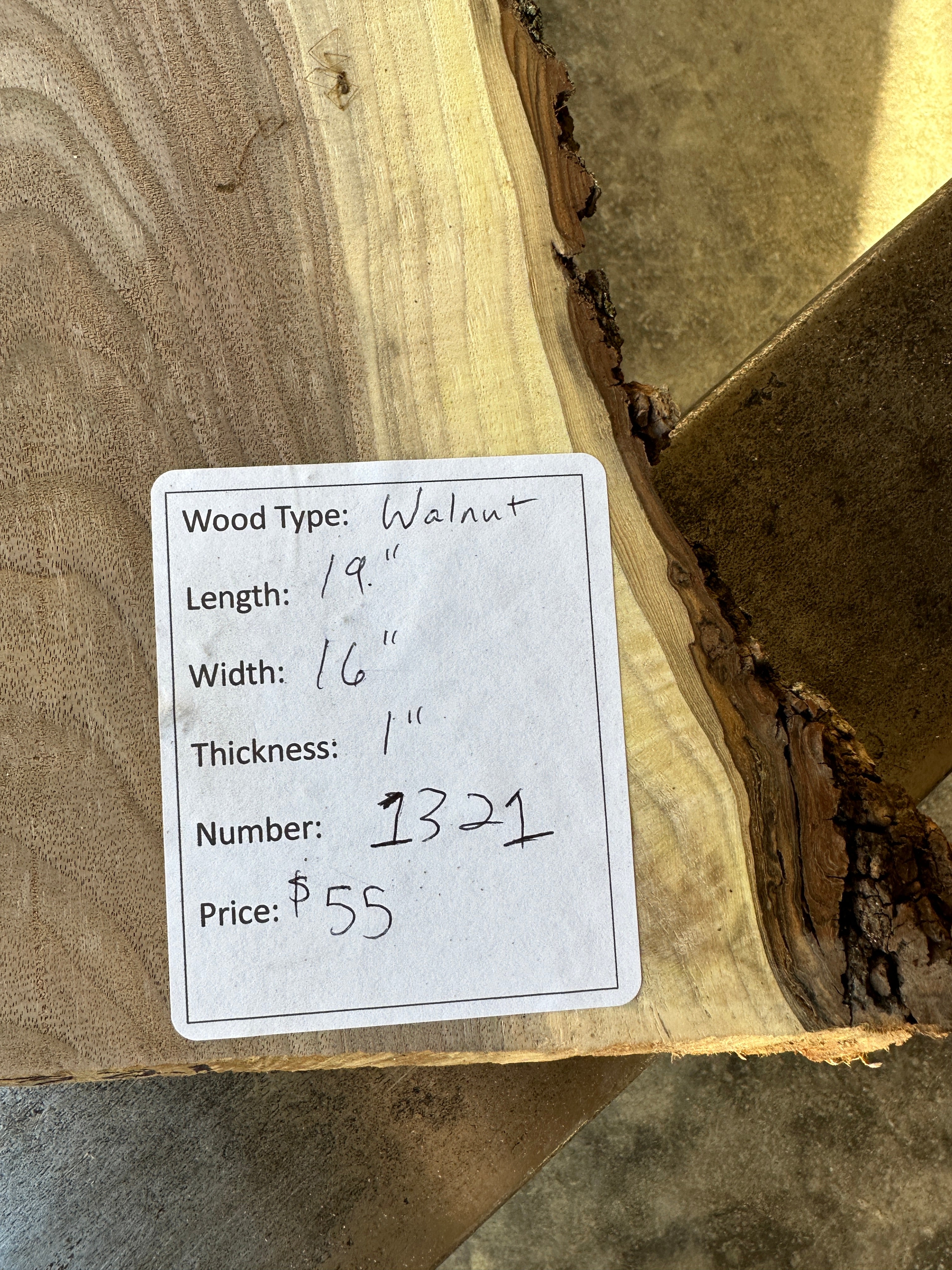 Black Walnut Live-edge Slab