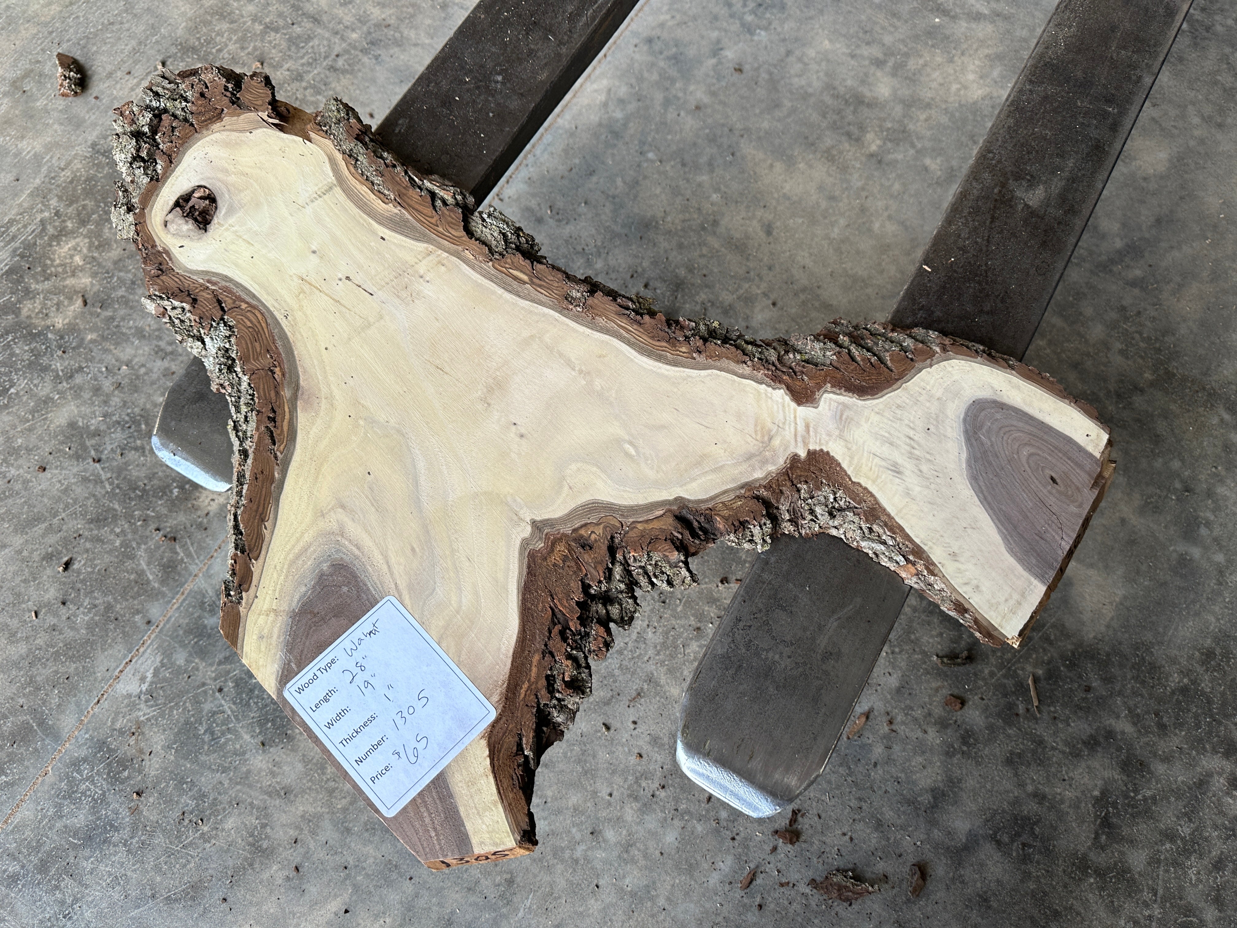 Black Walnut Live-edge slab