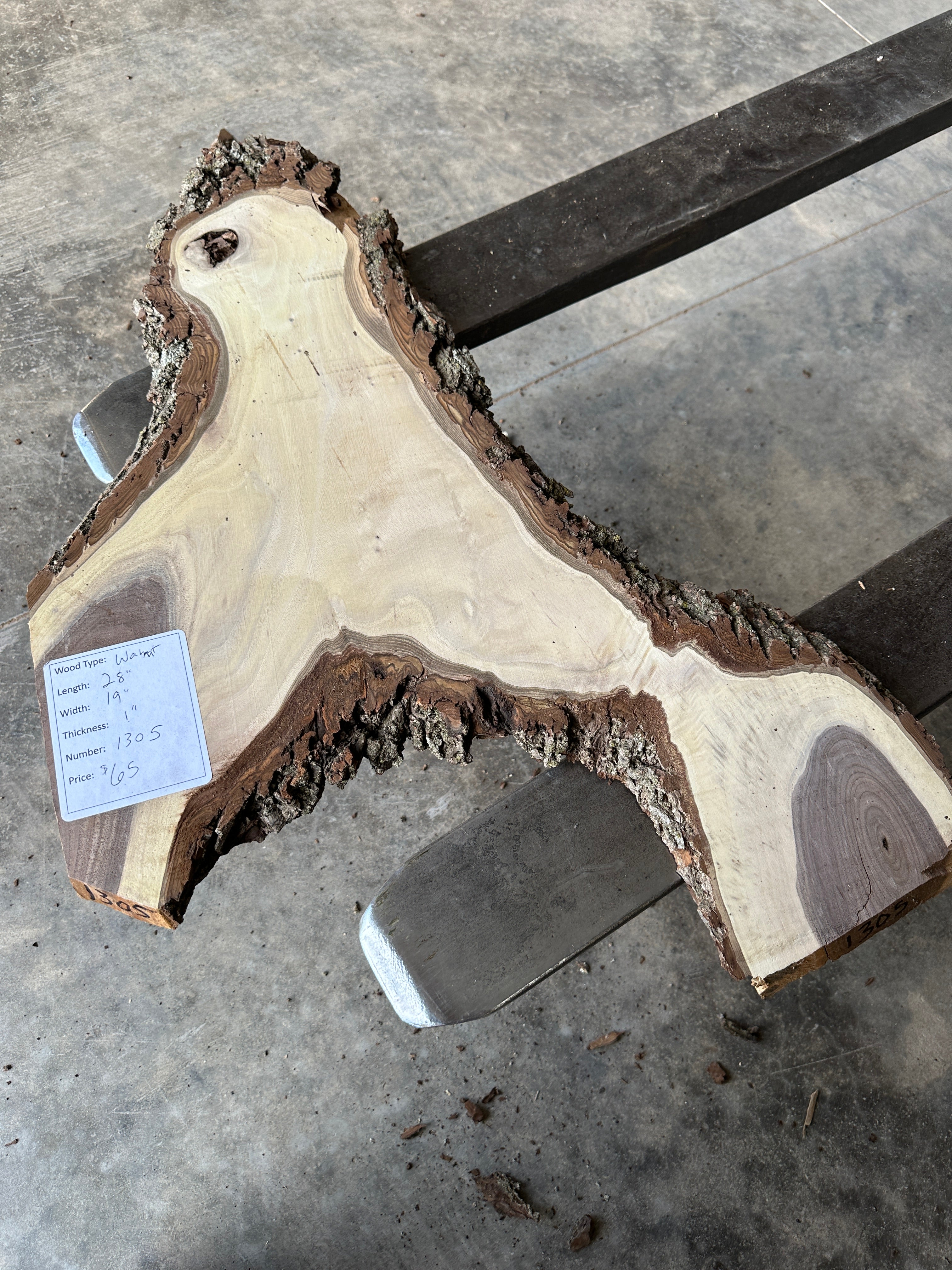 Black Walnut Live-edge slab