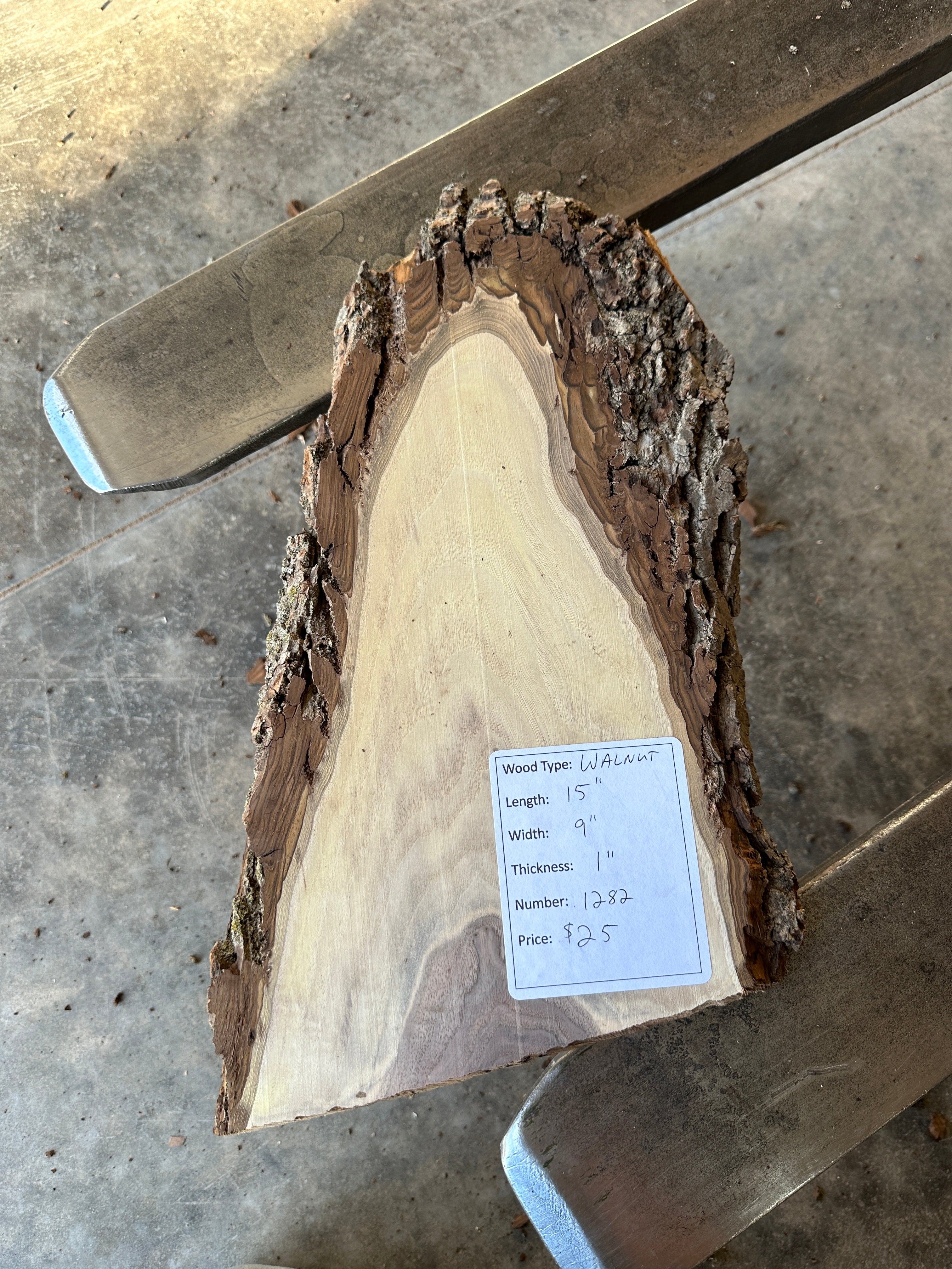 Black Walnut Live-edge slab