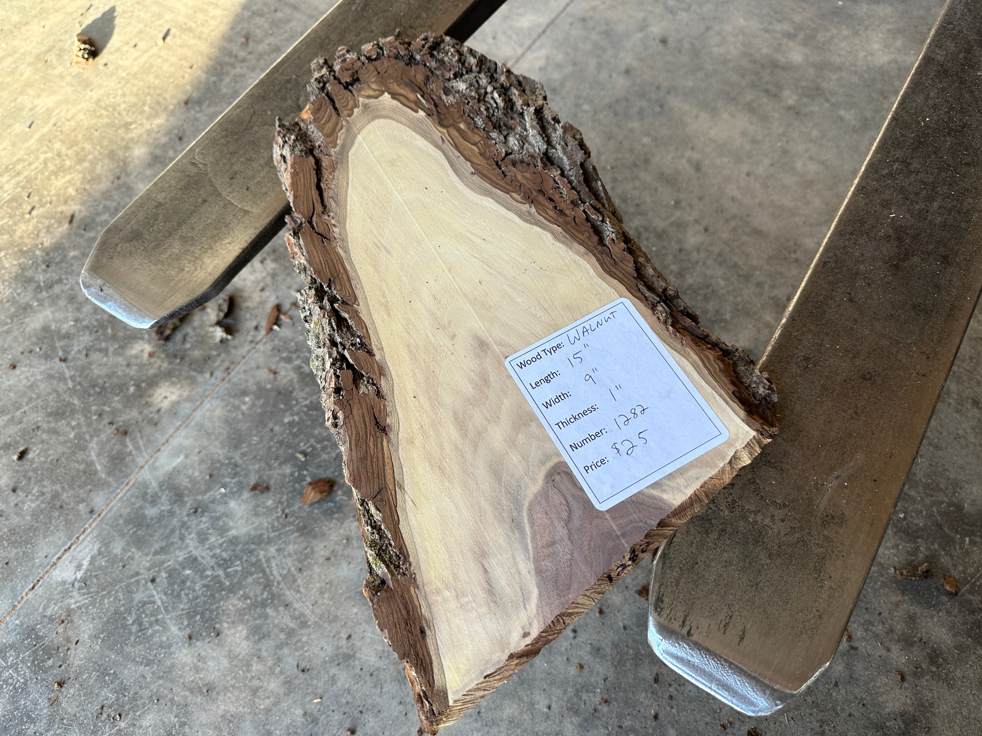 Black Walnut Live-edge slab