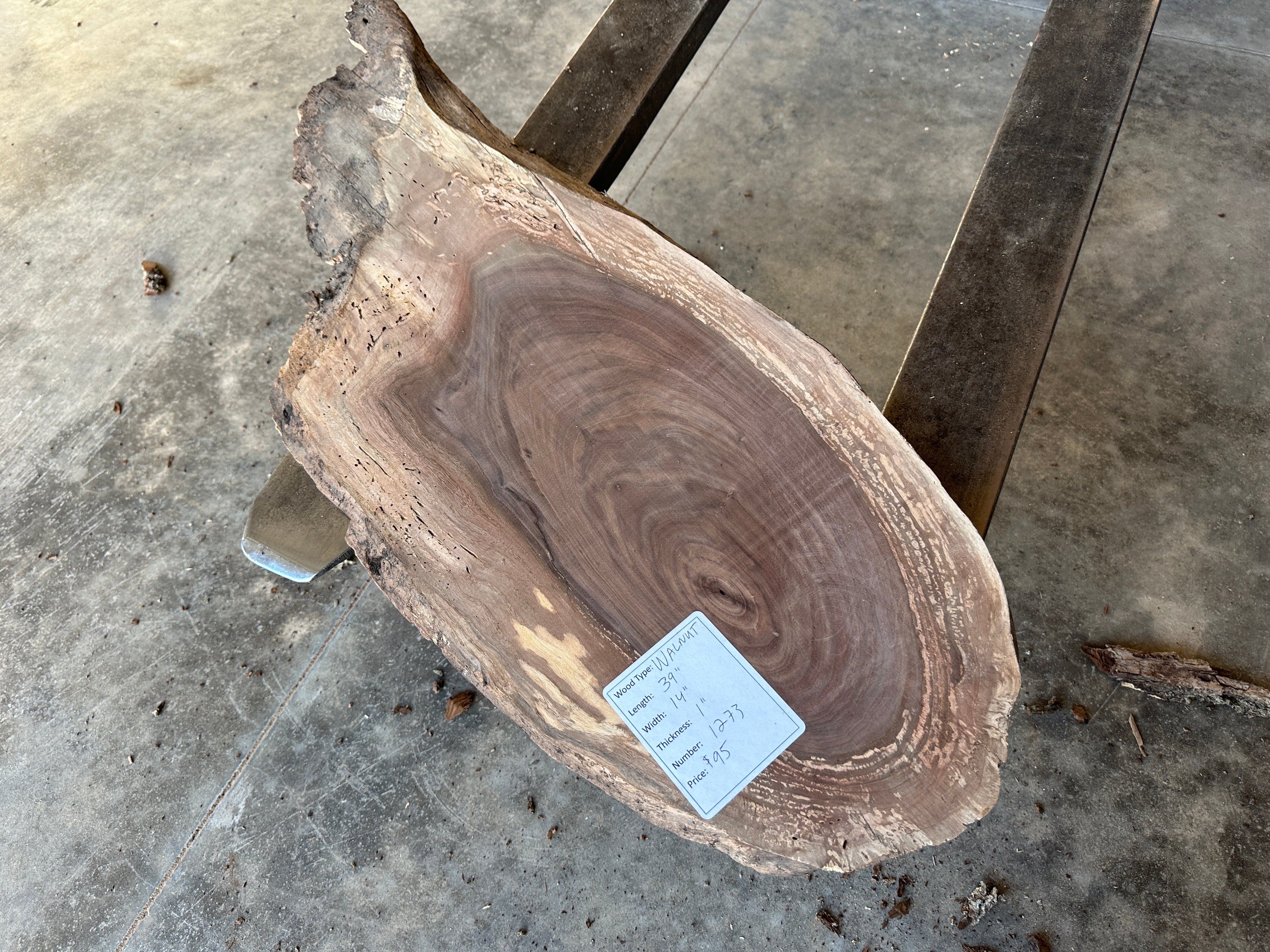 Black Walnut Live-Edge slab