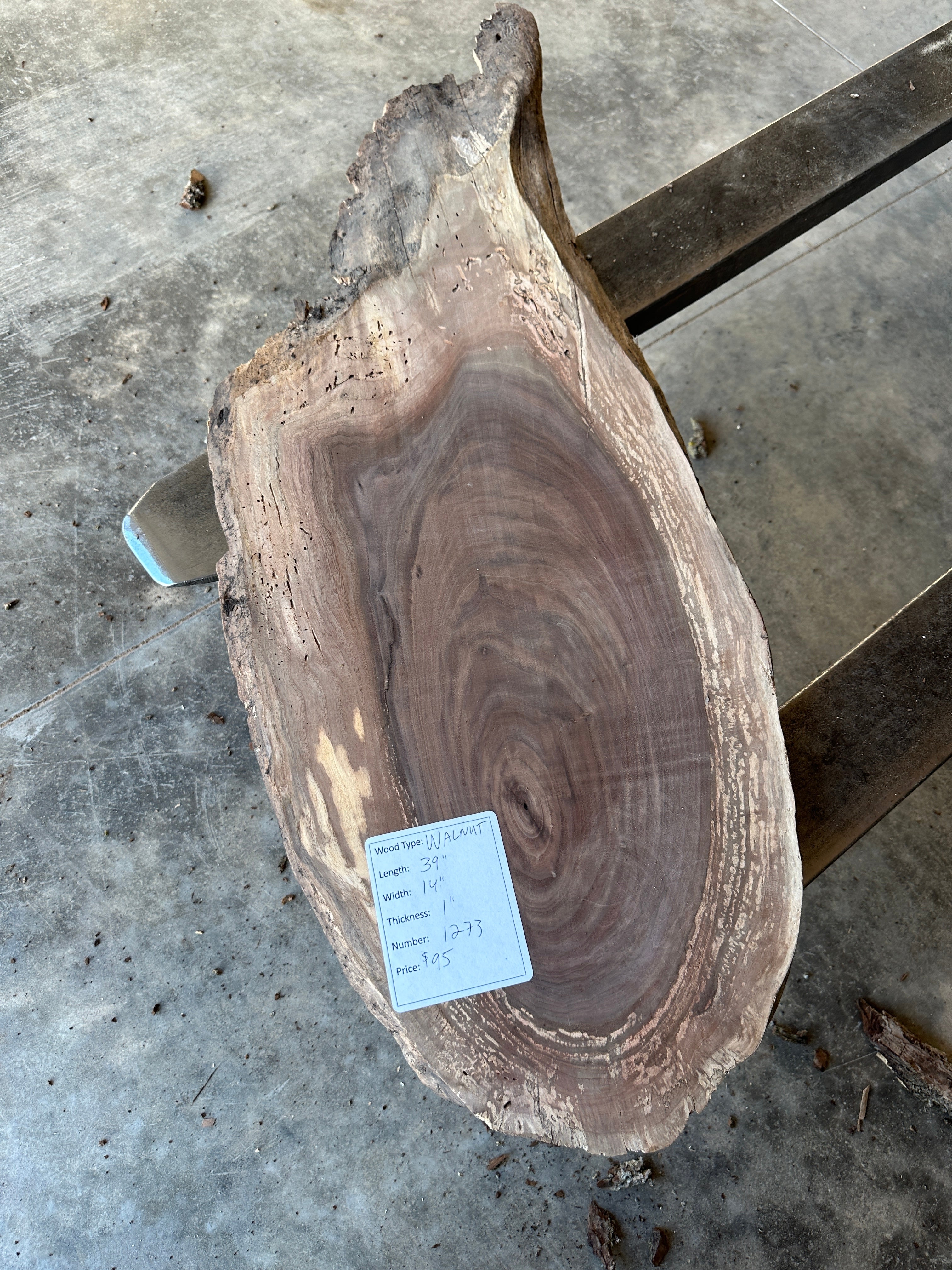 Black Walnut Live-Edge slab