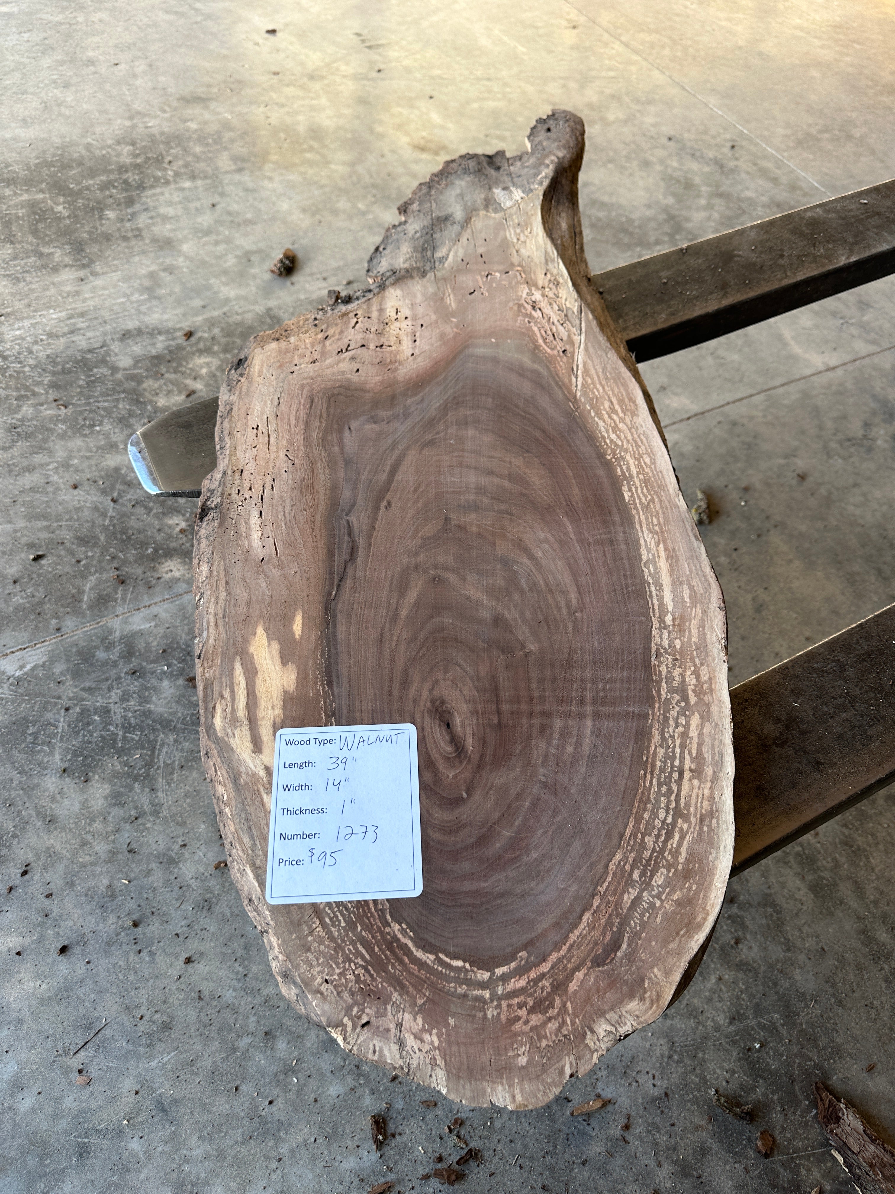 Black Walnut Live-Edge slab