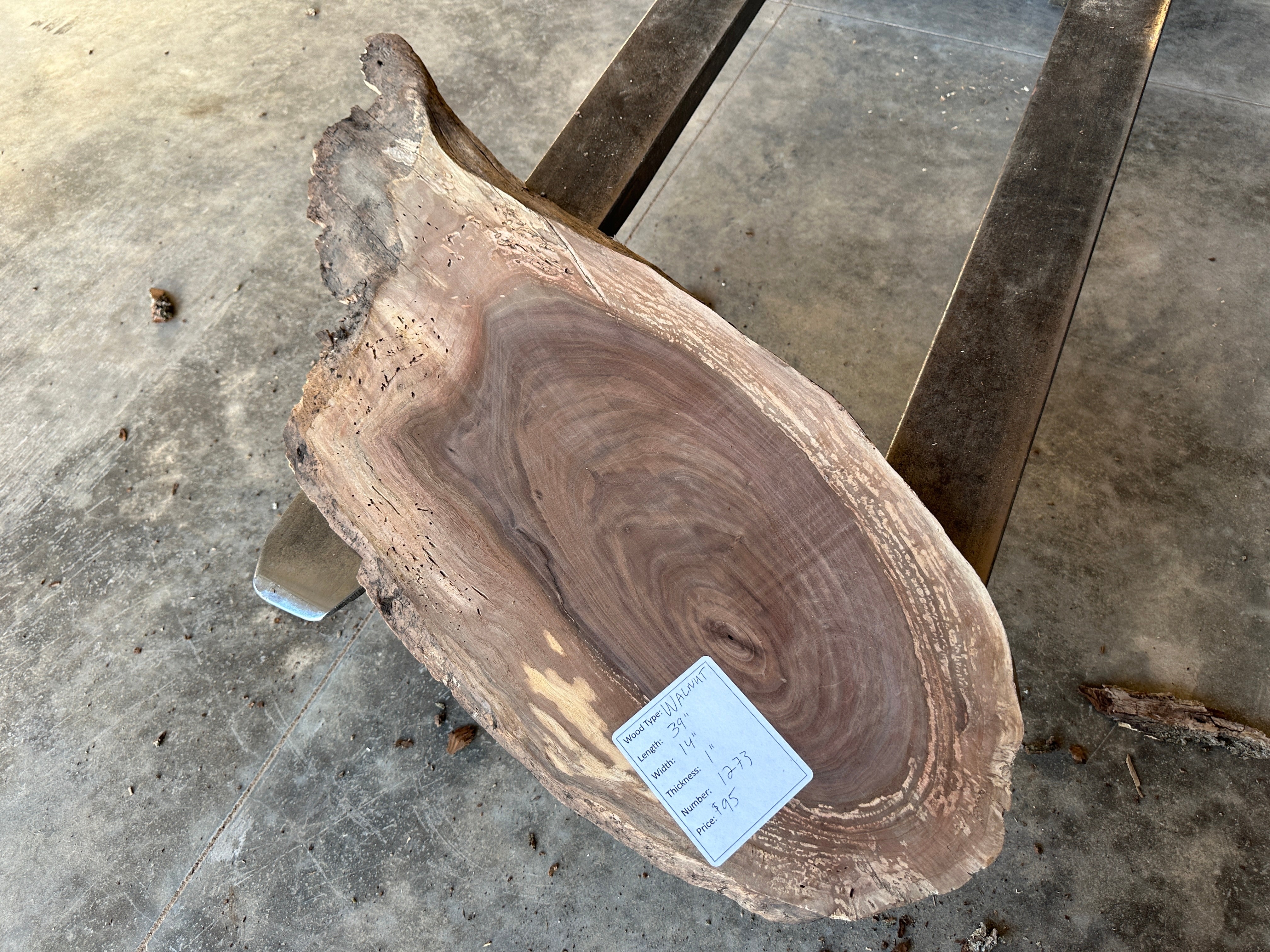 Black Walnut Live-Edge slab