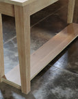 White Oak Modern Console Table