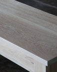 White Oak Modern Console Table