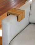 5" Spalted White Oak Wood Armrest Table, Coffee Table, Living Room Table (in stock)