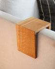 5" Quartersawn White Oak Wood Armrest Table, Coffee Table, Living Room Table (in stock)