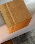 5" Quartersawn White Oak Wood Armrest Table, Coffee Table, Living Room Table (in stock)