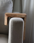 5" Live Edge Walnut Wood Armrest Table, Coffee Table, Living Room Table (in stock)