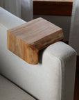 5" Live Edge Walnut Wood Armrest Table, Coffee Table, Living Room Table (in stock)