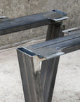 Tapered Metal Coffee Table Legs - Set of 2