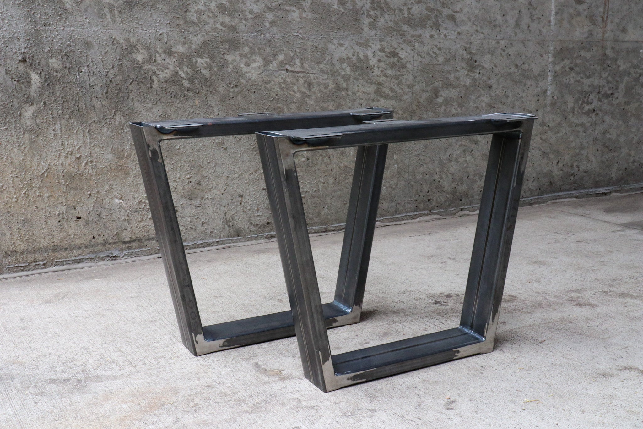 Tapered Metal Coffee Table Legs - Set of 2
