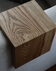 5" Ash Wood Armrest Table with walnut stain, Coffee Table, Living Room Table (in stock)