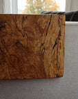 5" Spalted Maple Wood Armrest Table, Coffee Table, Living Room Table (in stock)