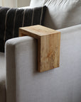 6" Spalted Maple Wood Armrest Table, Coffee Table, Living Room Table (in stock)