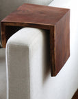 7" Live Edge Waterfall Walnut Armrest Table, Coffee Table, Living Room Table (in stock)