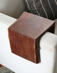 7" Live Edge Waterfall Walnut Armrest Table, Coffee Table, Living Room Table (in stock)
