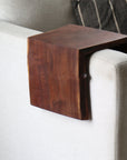 7" Live Edge Waterfall Walnut Armrest Table, Coffee Table, Living Room Table (in stock)
