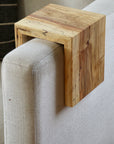 5" spalted armrest table, Coffee Table, Living Room Table (in stock)