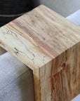 5" spalted armrest table, Coffee Table, Living Room Table (in stock)