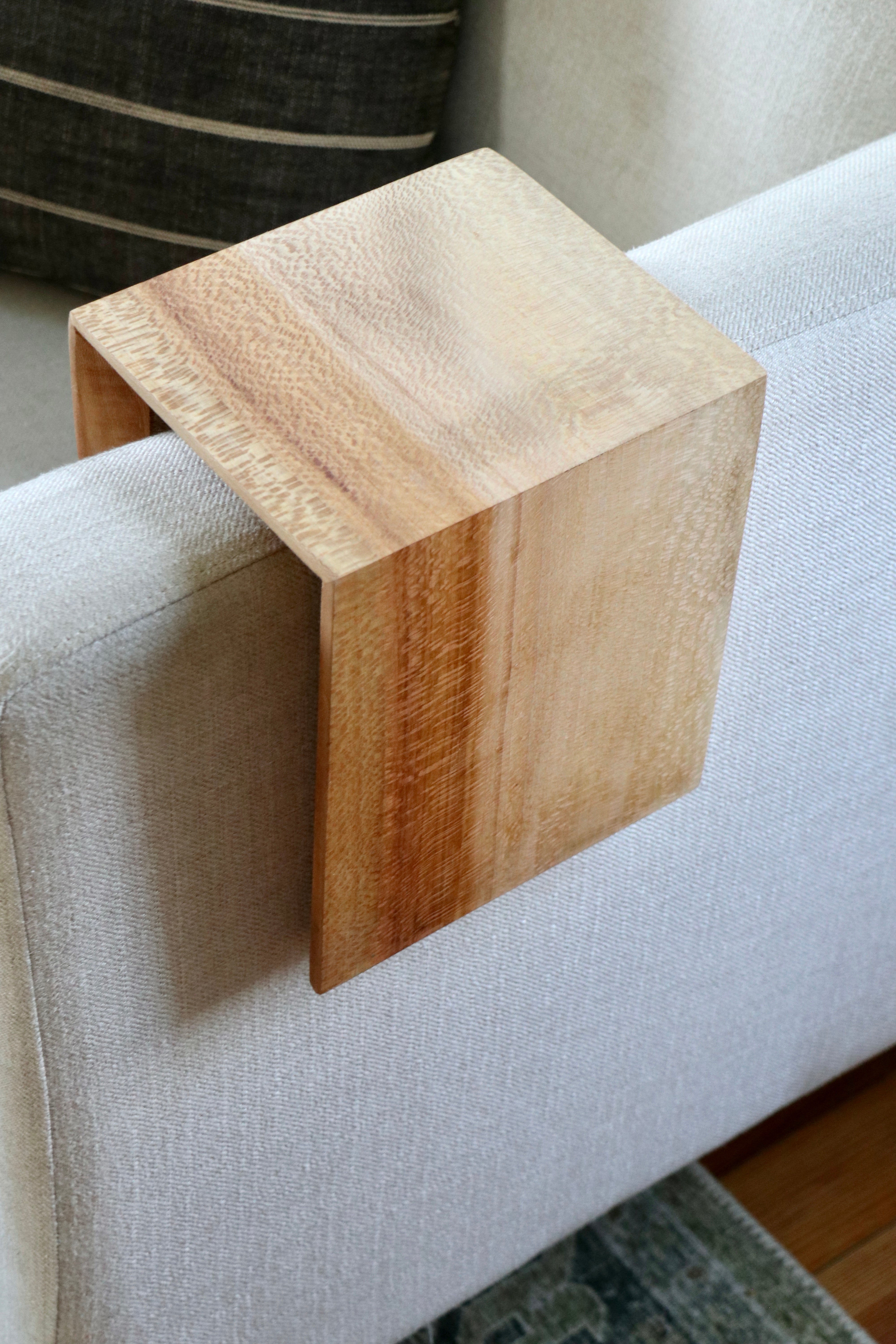 5" quartersawn sycamore armrest table, Coffee Table, Living Room Table (in stock)
