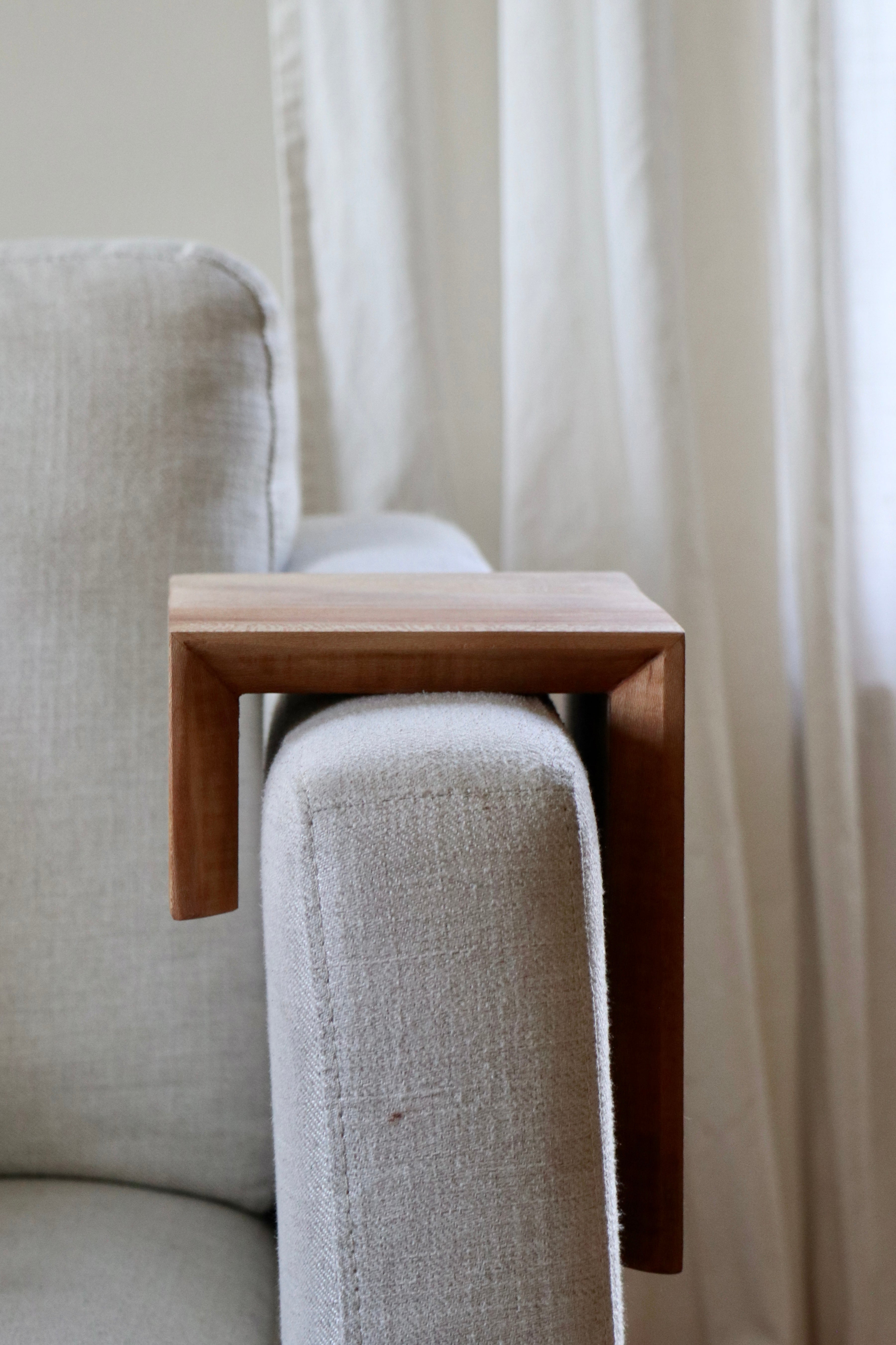 5" quartersawn sycamore armrest table, Coffee Table, Living Room Table (in stock)
