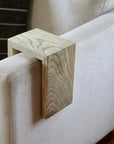 5" hackberry with walnut stain armrest table, Coffee Table, Living Room Table (in stock)