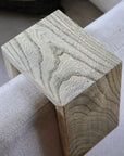 5" hackberry with walnut stain armrest table, Coffee Table, Living Room Table (in stock)