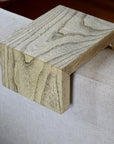 5" hackberry with walnut stain armrest table, Coffee Table, Living Room Table (in stock)