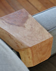 6.25" Solid Cherry Wood Sofa Armrest Table (in stock)