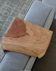 6.25" Solid Cherry Wood Sofa Armrest Table (in stock)