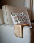 5" Soft Maple Armrest Table