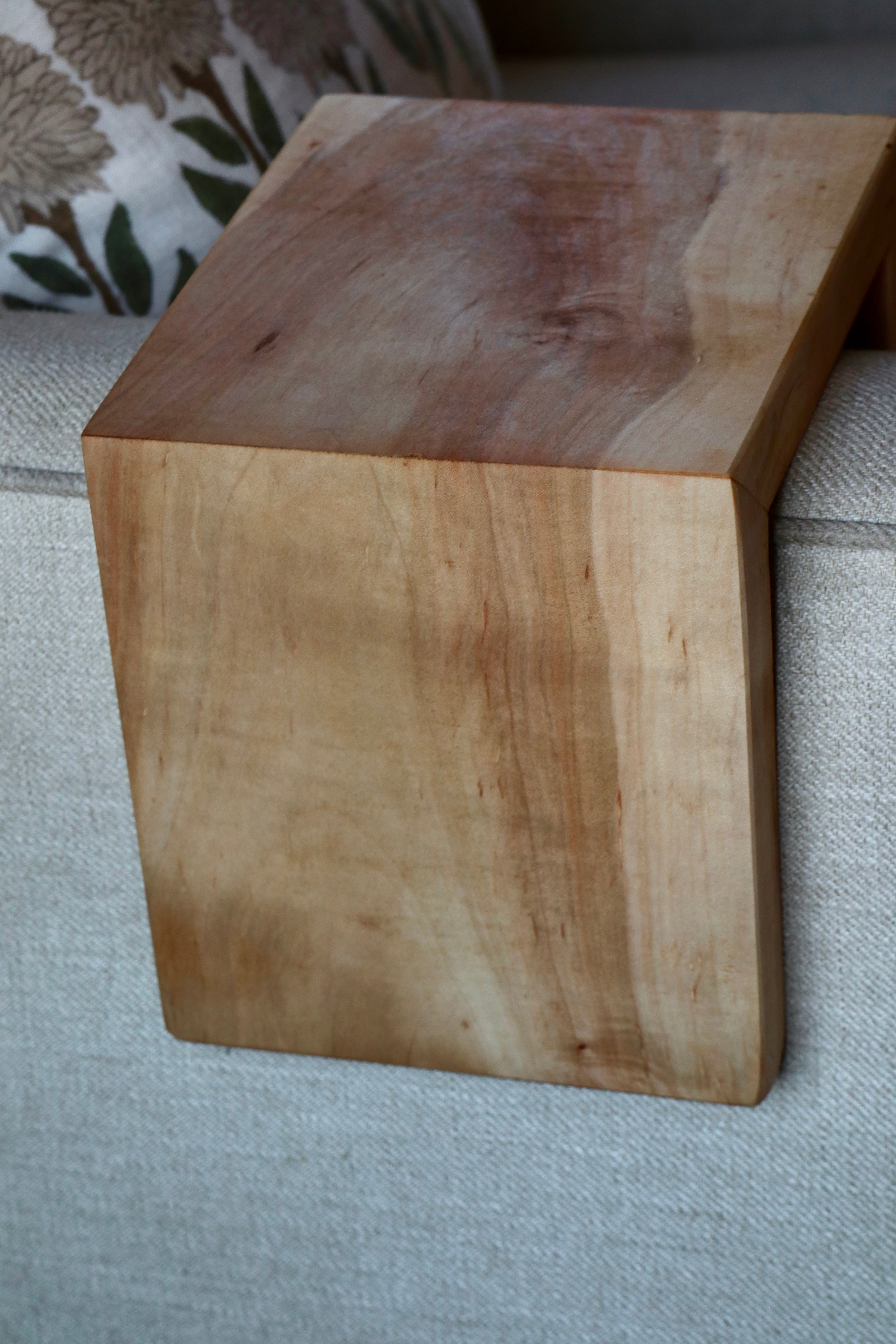 5" Soft Maple Armrest Table
