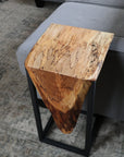 Live Edge Spalted Maple Waterfall 12" C Table