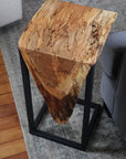 Live Edge Spalted Maple Waterfall 12" C Table