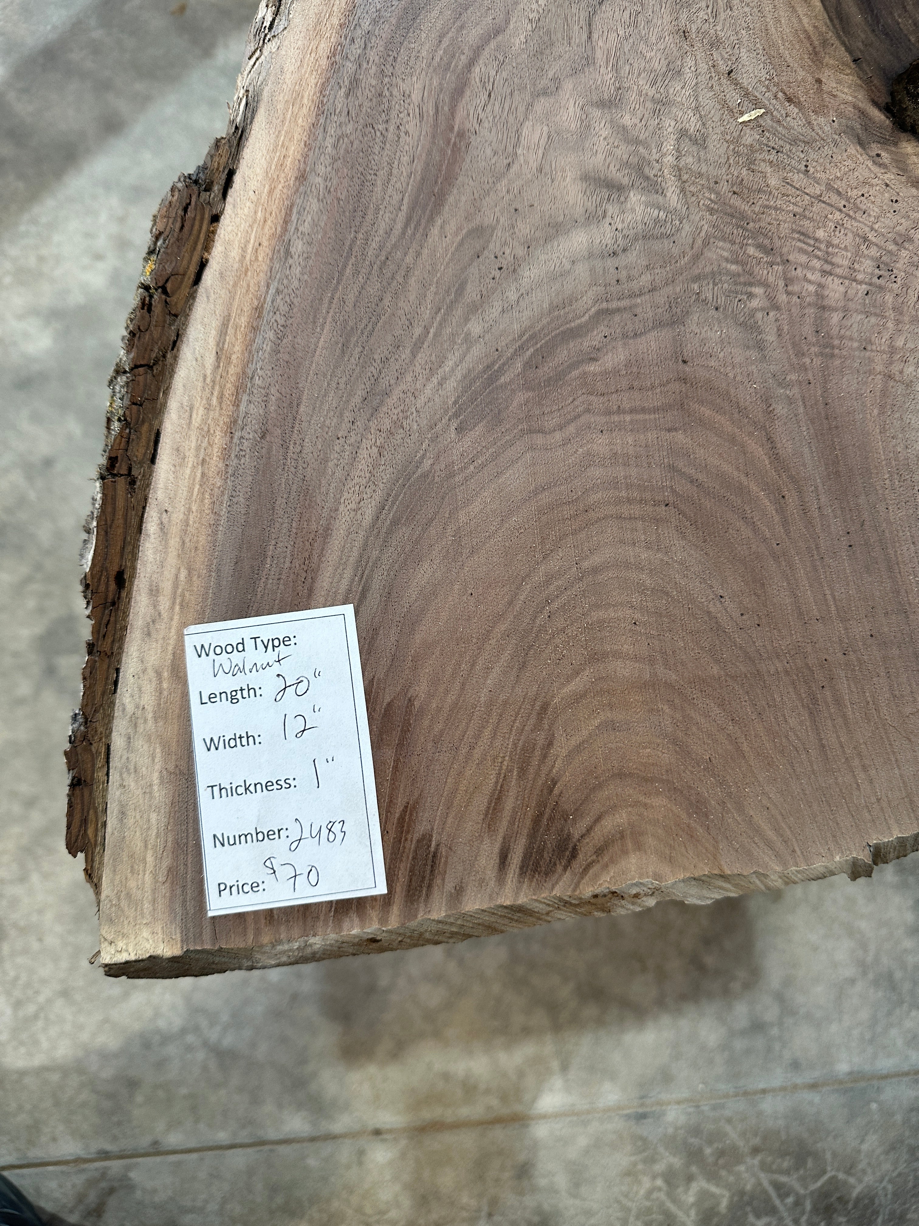 Black Walnut Cookie Slab