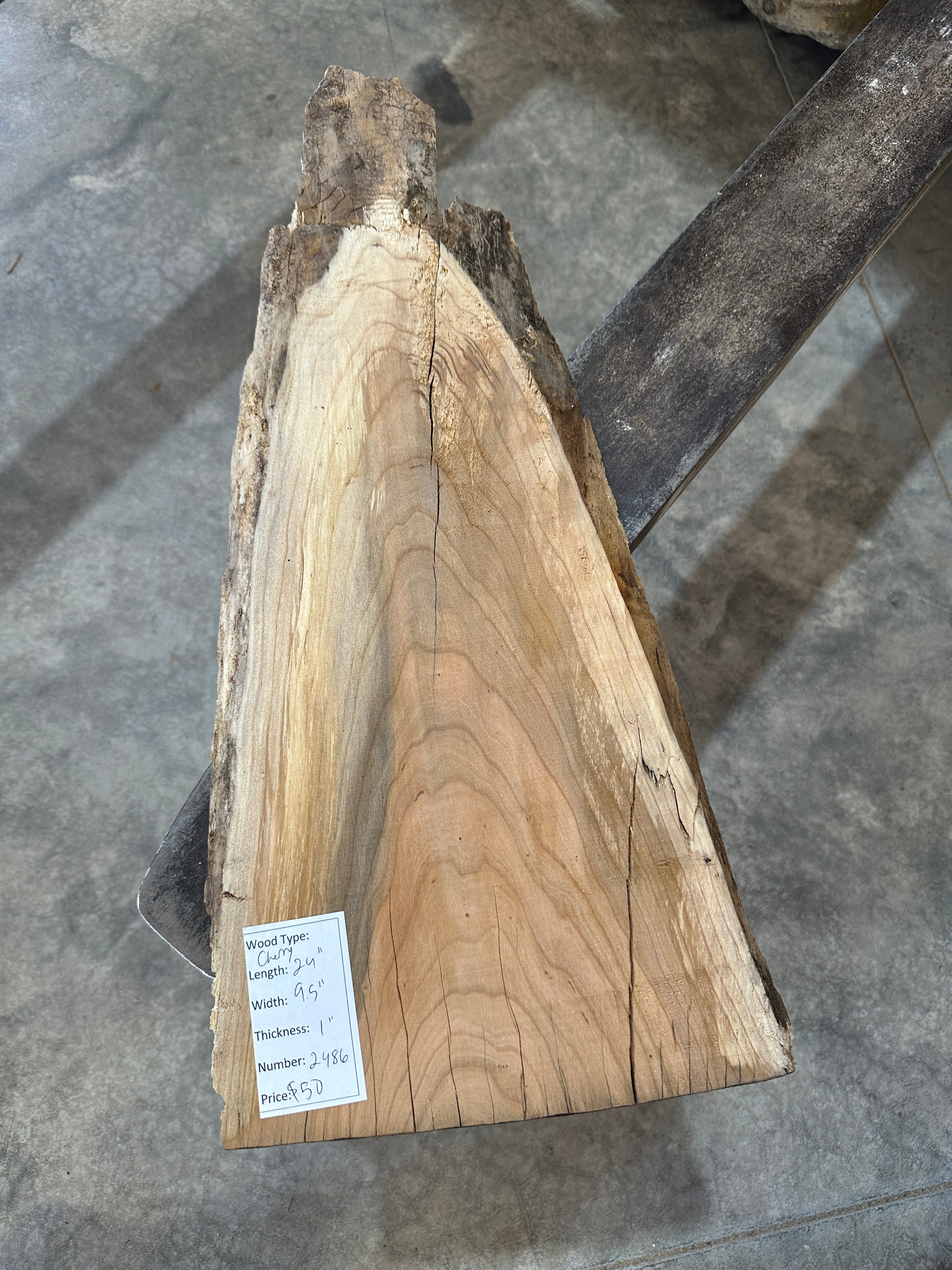 Live edge Cherry Slab