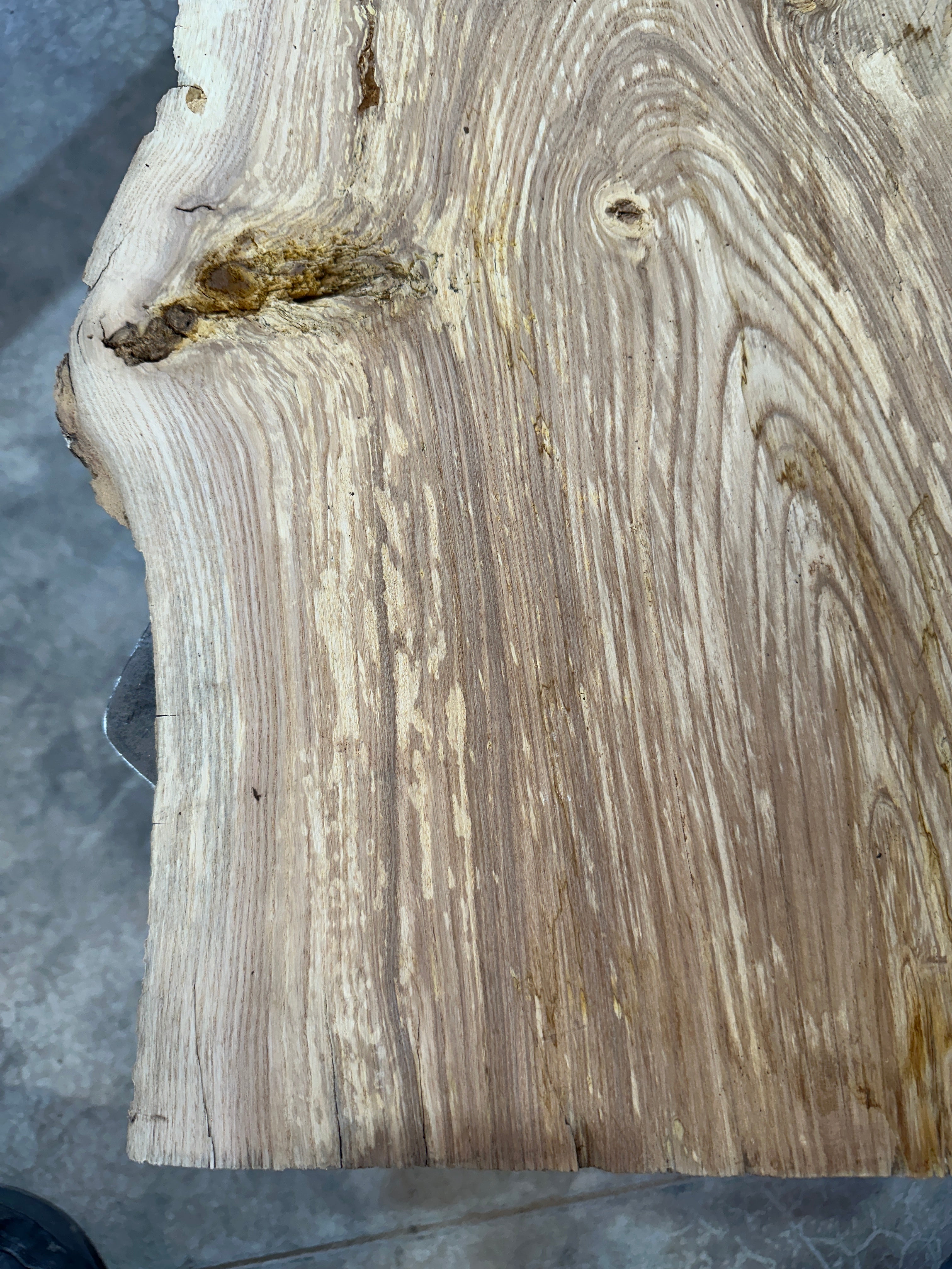 White Ash slab