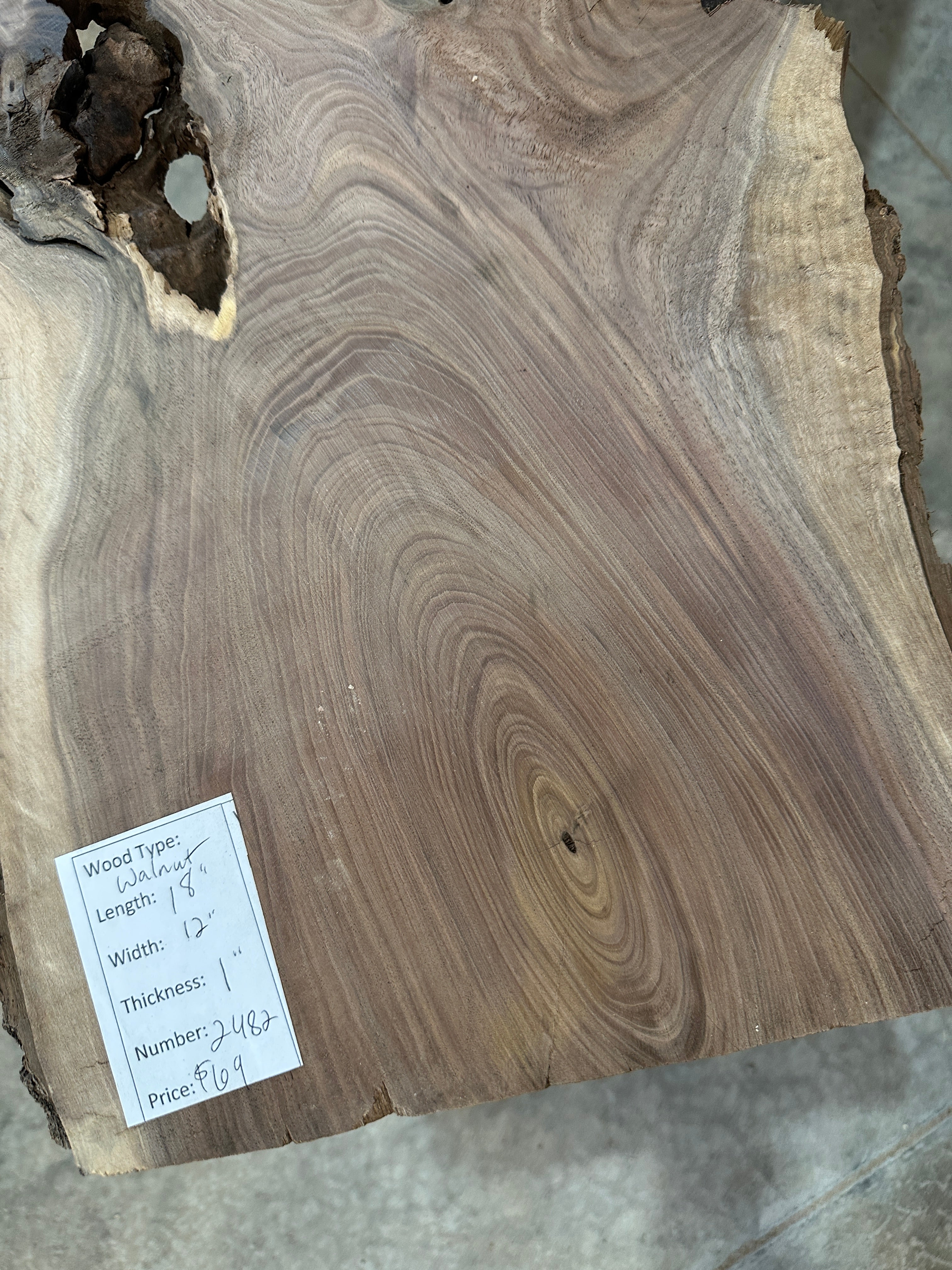 Black Walnut Cookie Slab