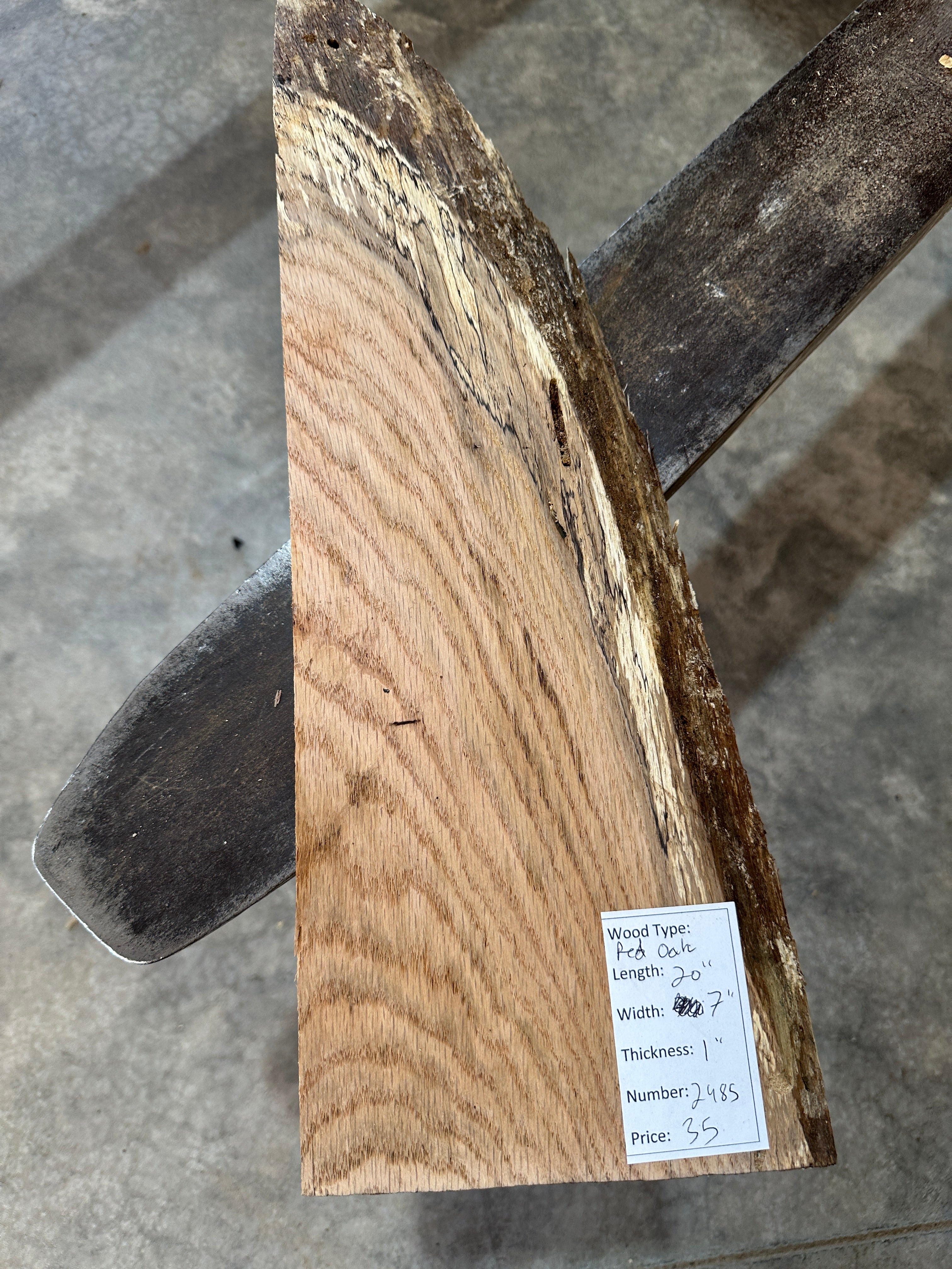 Red Oak Slab